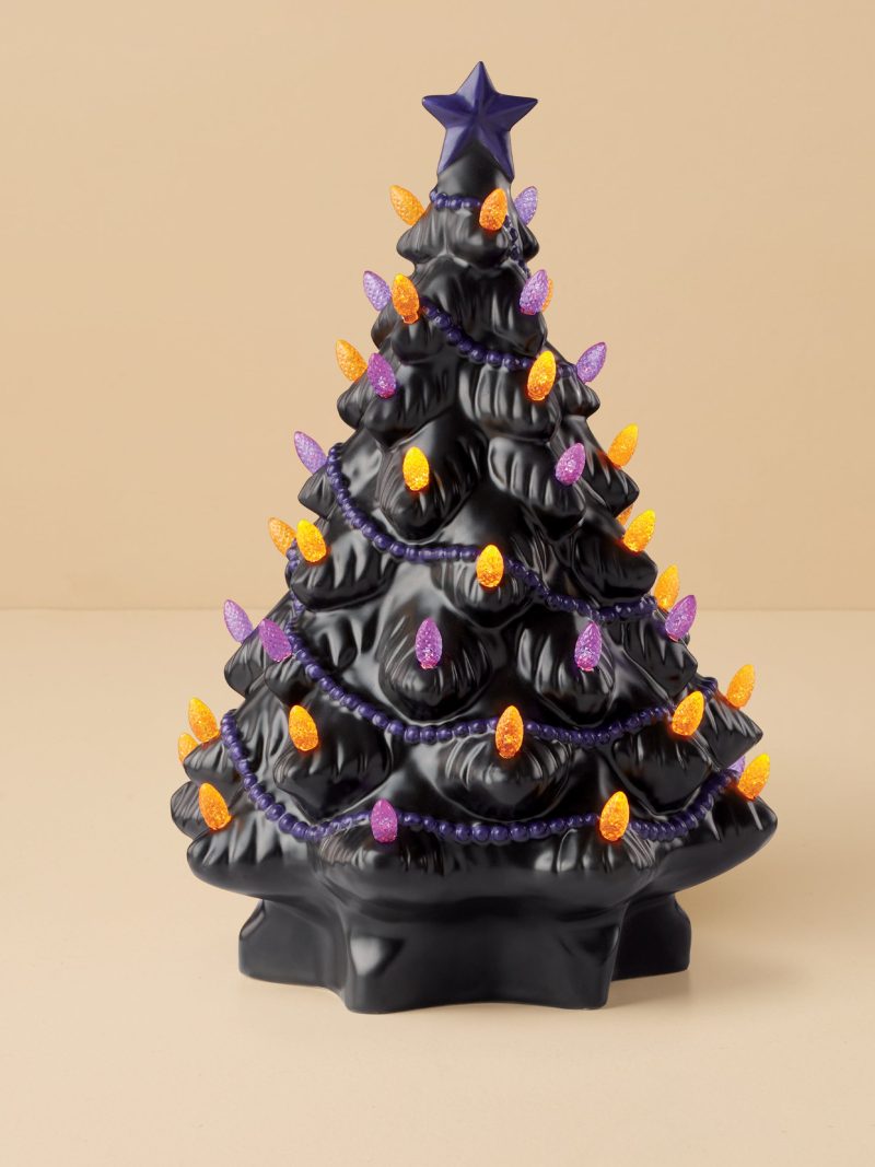 Treasured Traditions Black Lit Tree Figurine